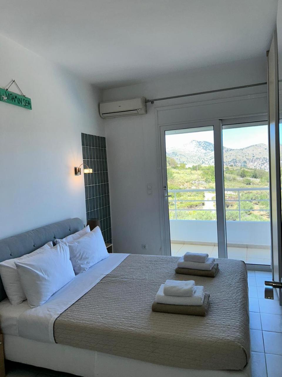 Villa Vuna - Private Pool -Sea View La Canea Esterno foto